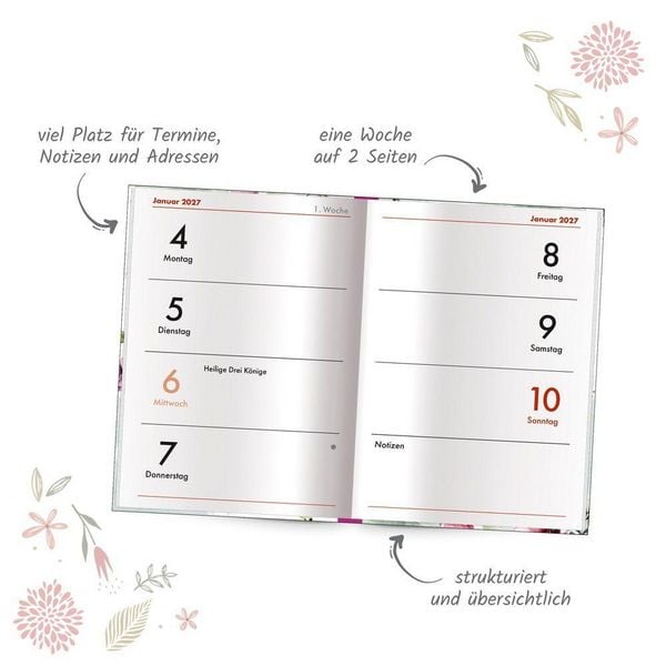 Produktbild: TR&Ouml;TSCH - Taschenkalender A7 Nature 2027