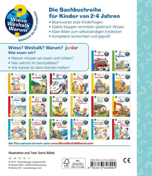 Produktbild: Was essen wir? / Wieso? Weshalb? Warum? Junior Band 53