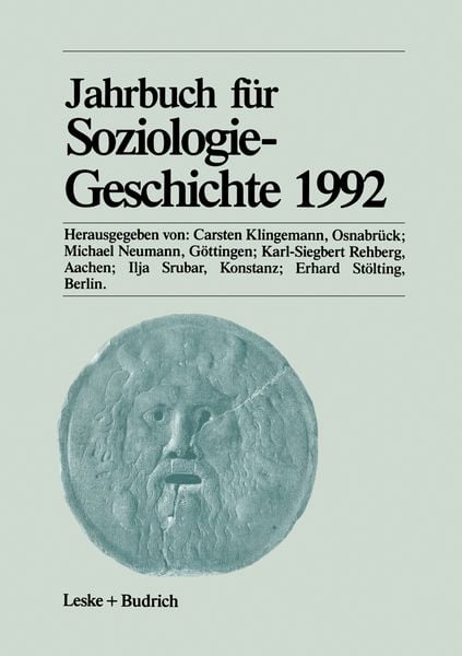 Produktbild: Jahrbuch f&uuml;r Soziologiegeschichte 1992
