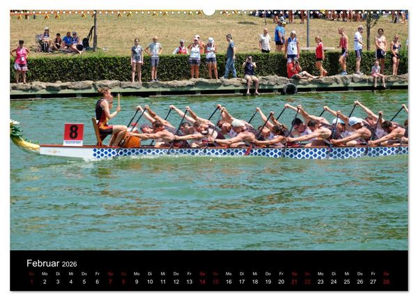Produktbild: Drachenboot - MissionRome (hochwertiger Premium Wandkalender 2026 DIN A2 quer), Kunstdruck in Hochglanz