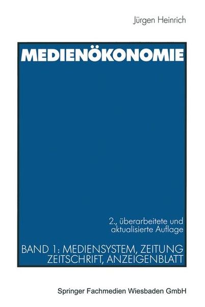 Produktbild: Medien&ouml;konomie 1