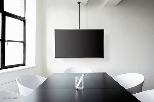 Produktbild: Neomounts FPMA-C340BLACK TV-Deckenhalterung 81,3 cm (32") - 190,5 cm (75") Schwenkbar, Rotierbar, Neigbar, H&ouml;henverstellbar