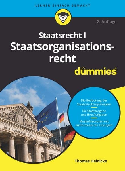 Produktbild: Staatsrecht I Staatsorganisationsrecht f&uuml;r Dummies