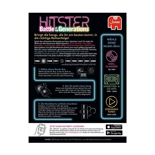 Produktbild: Hitster - Battle of the Generations