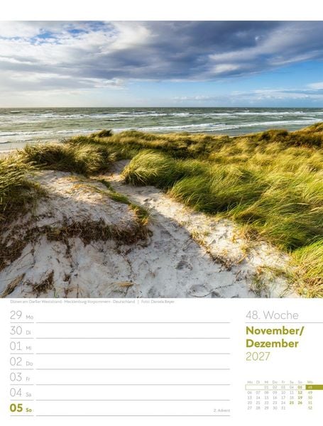 Produktbild: Am Meer Wochenplaner Kalender 2027