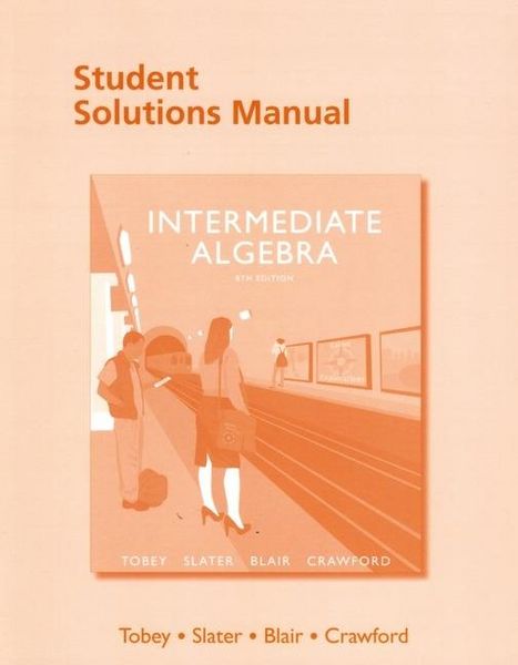 Produktbild: Student Solutions Manual for Intermediate Algebra