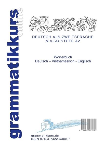 Produktbild: W&ouml;rterbuch Deutsch-Vietnamesisch-Englisch Niveau A2