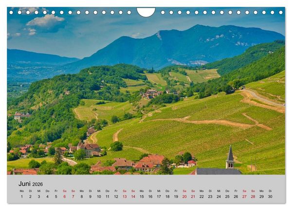 Produktbild: Streifzug durch Savoyen (Wandkalender 2026 DIN A4 quer), CALVENDO Monatskalender