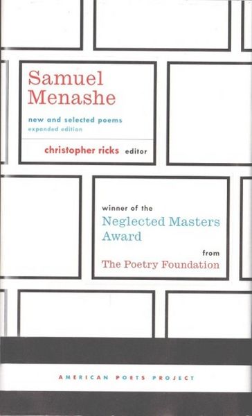 Produktbild: Samuel Menashe: New and Selected Poems