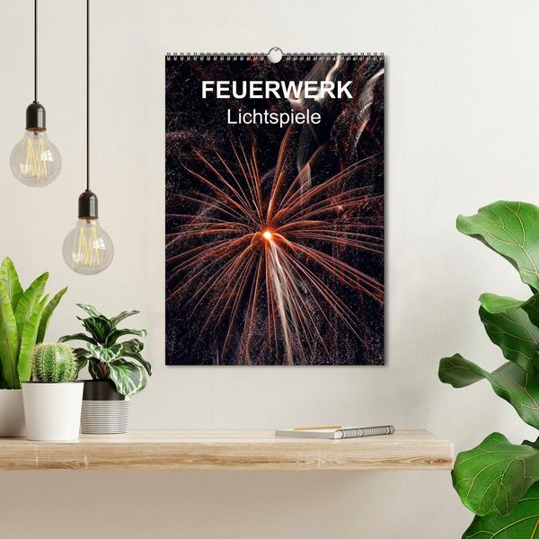 Produktbild: FEUERWERK - Lichtspiele (Wandkalender 2026 DIN A3 hoch), CALVENDO Monatskalender