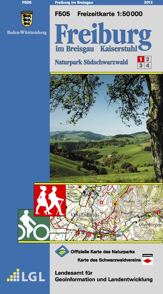 Produktbild: LGL BW 50 000 Freizeit Freiburg im Breisgau / Kaiserstuhl