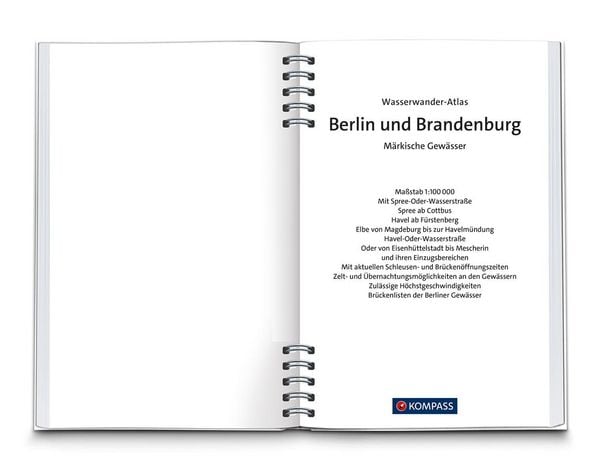 Produktbild: KOMPASS Wasserwanderatlas Berlin und Brandenburg