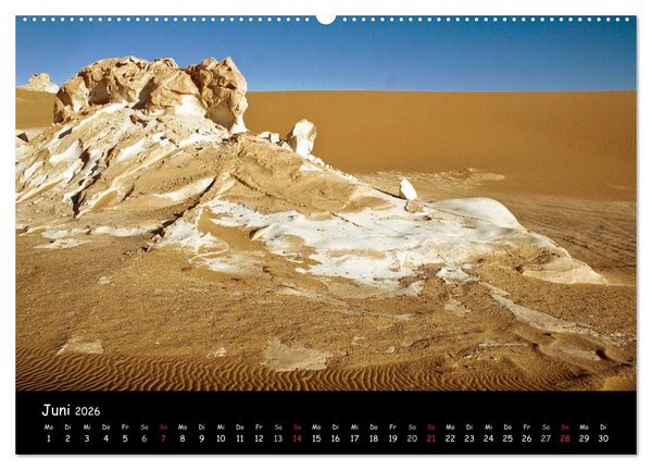 Produktbild: Weisse W&uuml;ste &Auml;gypten (Wandkalender 2026 DIN A2 quer), CALVENDO Monatskalender