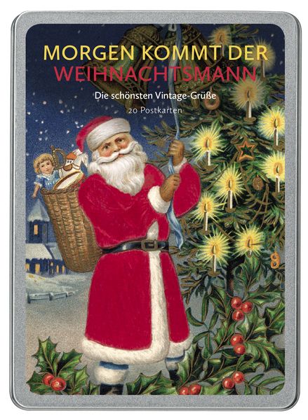 Produktbild: Morgen kommt der Weihnachtsmann Postkarten VE 20