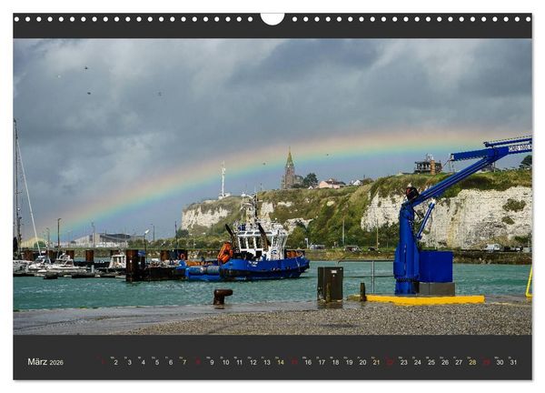 Produktbild: Normandie - Raue K&uuml;ste und malerische Hafenst&auml;dte (Wandkalender 2026 DIN A3 quer), CALVENDO Monatskalender