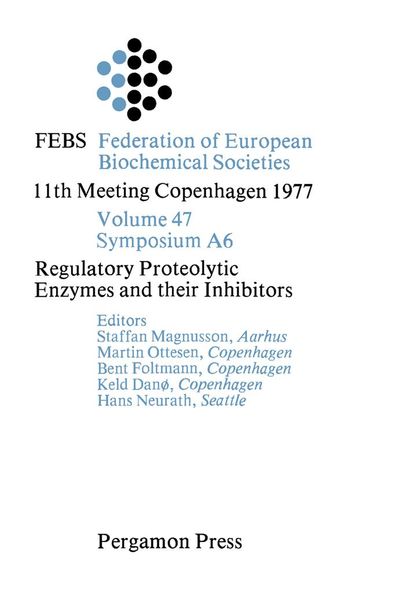 Produktbild: Regulatory Proteolytic Enzymes and Their Inhibitors