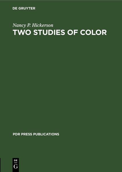 Produktbild: Two Studies of Color