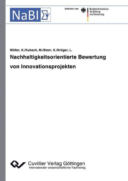 Produktbild: Nachhaltigkeitsorientierte Bewertung von Innovationsprojekten