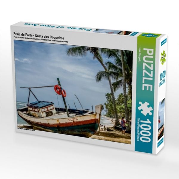 Produktbild: CALVENDO Puzzle Praia do Forte - Costa dos Coqueiros | 1000 Teile Lege-Gr&ouml;&szlig;e 64x48cm Foto-Puzzle f&uuml;r gl&uuml;ckliche Stunden