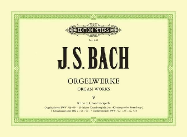 Produktbild: Orgelwerke in 9 B&auml;nden - Band 5