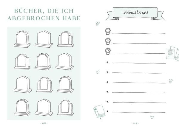 Produktbild: Lost in pages &ndash; Mein Buch-Journal &ndash; von den Booktokerinnen @tabeajoanna und @lxvanessaxl: F&uuml;r alle #booklover