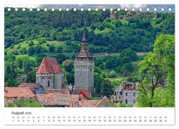 Produktbild: Siebenb&uuml;rgen und das Fagaras Gebirge (Tischkalender 2026 DIN A5 quer), CALVENDO Monatskalender