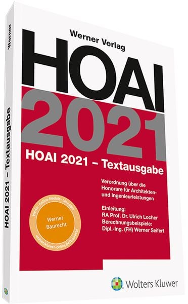 Produktbild: HOAI 2021 - Textausgabe