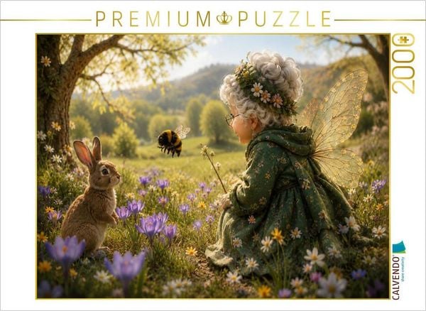 CALVENDO Puzzle Die erste Hummel | 2000 Teile Lege-Größe 90 × 67 cm Foto-Puzzle für glückliche Stunden