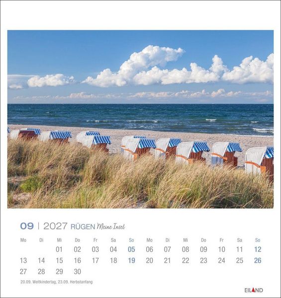 Produktbild: R&uuml;gen Postkartenkalender 2027 - Meine Insel