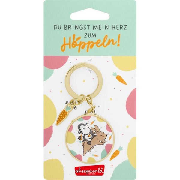 Produktbild: Schl&uuml;sselanh&auml;nger mit Motiv "Hoppeln"