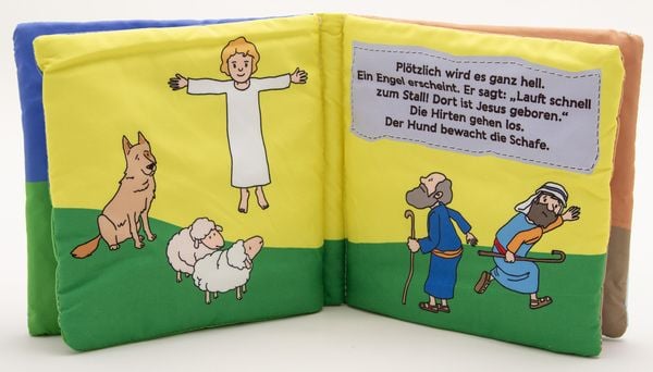Produktbild: Mein Knister-Stoff-Buch von Weihnachten