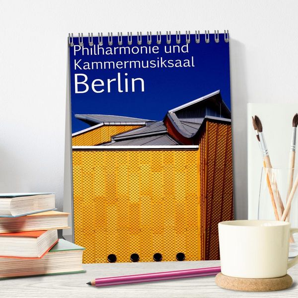 Produktbild: Philharmonie und Kammermusiksaal Berlin (Tischkalender 2026 DIN A5 hoch), CALVENDO Monatskalender