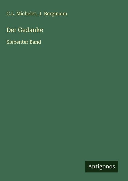 Produktbild: Der Gedanke