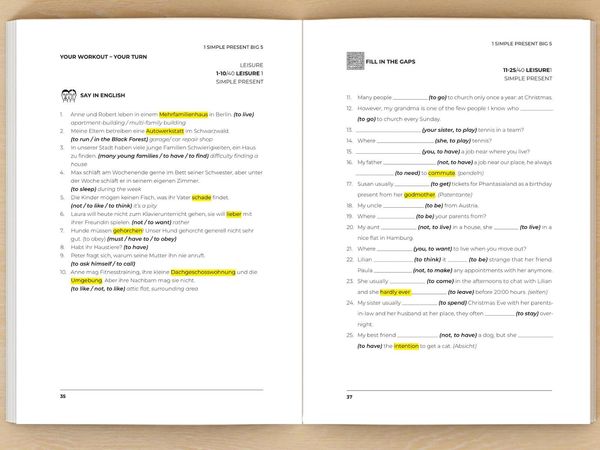 Produktbild: Englische Grammatik richtig anwenden - Teil 1: Englische Zeiten in der Praxis