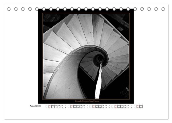 Produktbild: Wangerooge in Fine Art (Tischkalender 2026 DIN A5 quer), CALVENDO Monatskalender