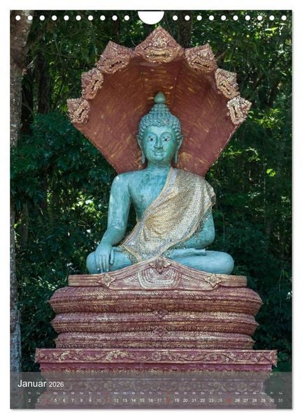 Produktbild: Buddha - Harmonie und Gelassenheit (Wandkalender 2026 DIN A4 hoch), CALVENDO Monatskalender