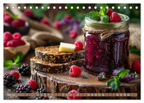 Produktbild: Ein Jahr im Paradies der Konfit&uuml;ren (Tischkalender 2026 DIN A5 quer), CALVENDO Monatskalender