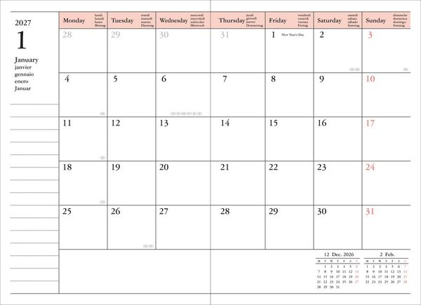 Produktbild: MARK'S 2026/27 Diary A6 Storage.it // Silver