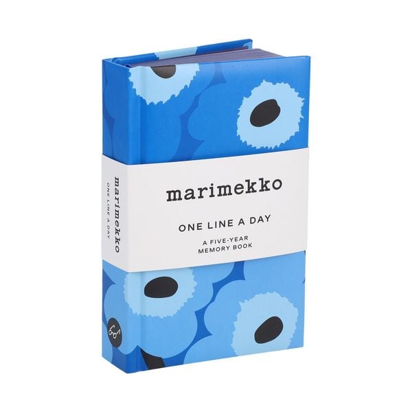Marimekko One Line a Day (Blue Unikko), Gebundene Ausgabe von Marimekko, Abrams & Chronicle Books, 978-1-79724-353-5