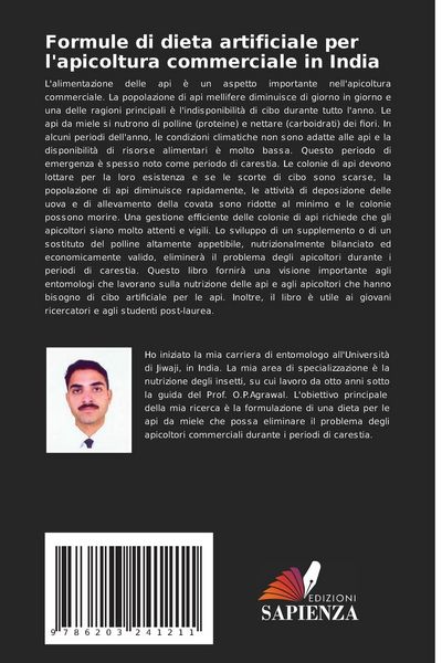 Produktbild: Formule di dieta artificiale per l'apicoltura commerciale in India