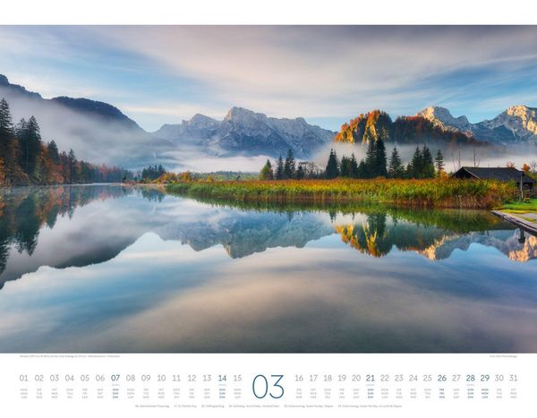 Produktbild: Naturparadies Alpen Kalender 2027
