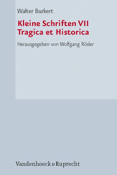 Produktbild: Kleine Schriften VII