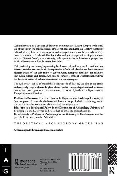 Produktbild: Cultural Identity and Archaeology