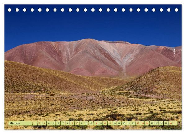 Produktbild: ATACAMA Wunder der Natur (Tischkalender 2026 DIN A5 quer), CALVENDO Monatskalender