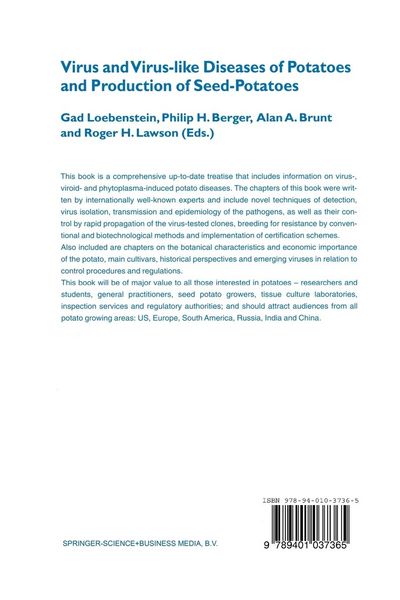 Produktbild: Virus and Virus-like Diseases of Potatoes and Production of Seed-Potatoes