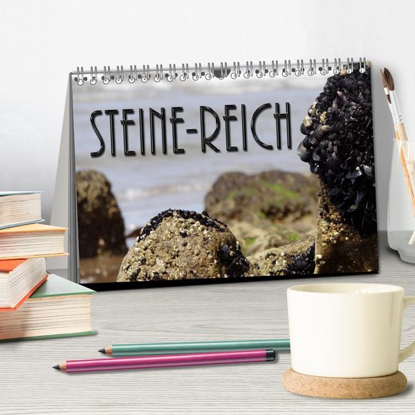Produktbild: Steine-Reich (Tischkalender 2026 DIN A5 quer), CALVENDO Monatskalender