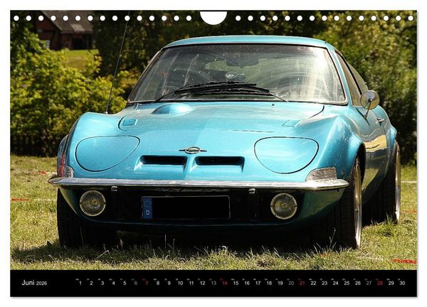 Produktbild: Opel GT Der Kalender (Wandkalender 2026 DIN A4 quer), CALVENDO Monatskalender