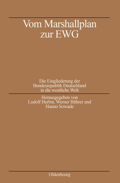 Produktbild: Vom Marshallplan zur EWG