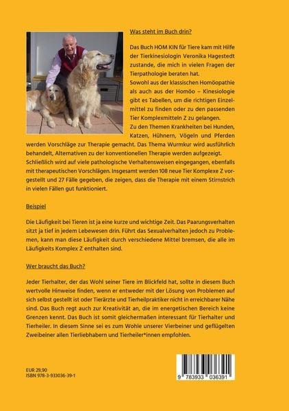 Produktbild: Hom&ouml;opathie und Hom&ouml;o - Kinesiologie f&uuml;r Tiere