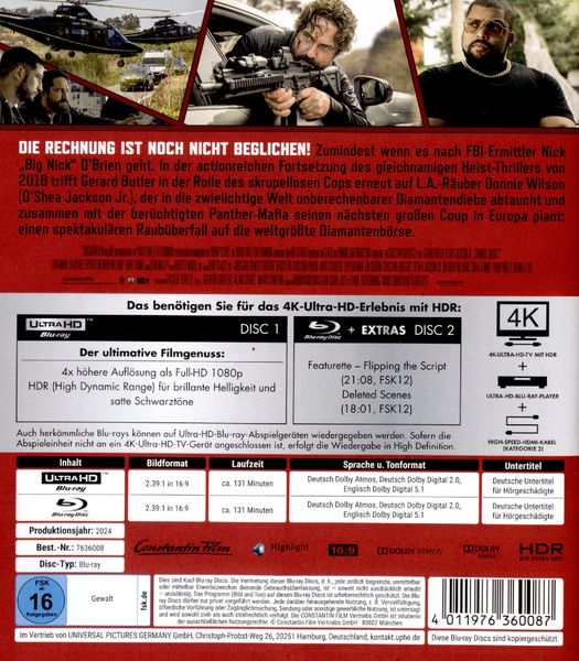 Produktbild: Criminal Squad 2 (4K Ultra HD) (+ Blu-ray)